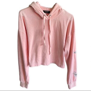 JUICY COUTURE BLACK LABEL Peach Long Sleeves Hoodie Size Medium